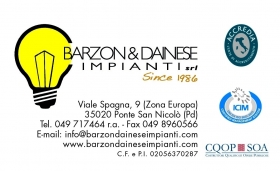 Benvenuti nel nostro sito web - BARZON & DAINESE IMPIANTI srl